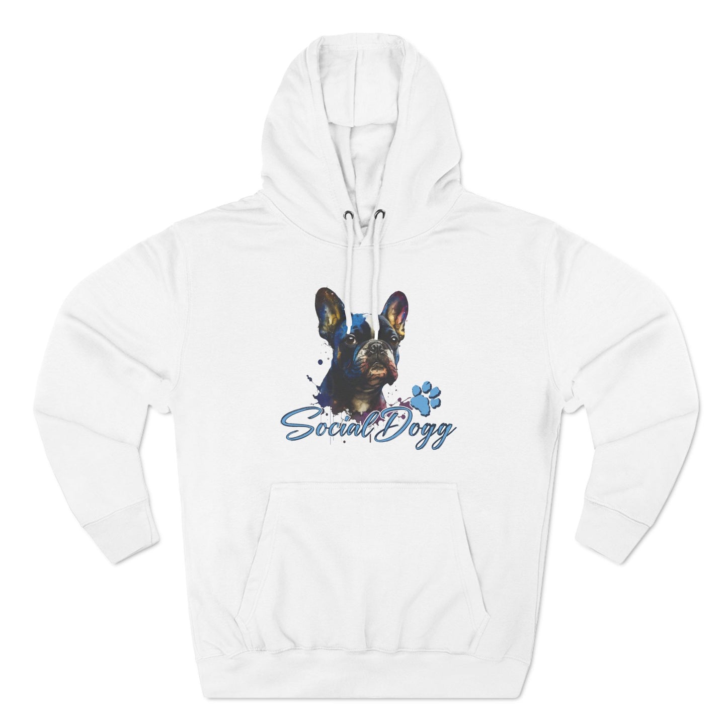 Bold French Bulldog Hoodie – Color Splash Frenchie Street Art Design