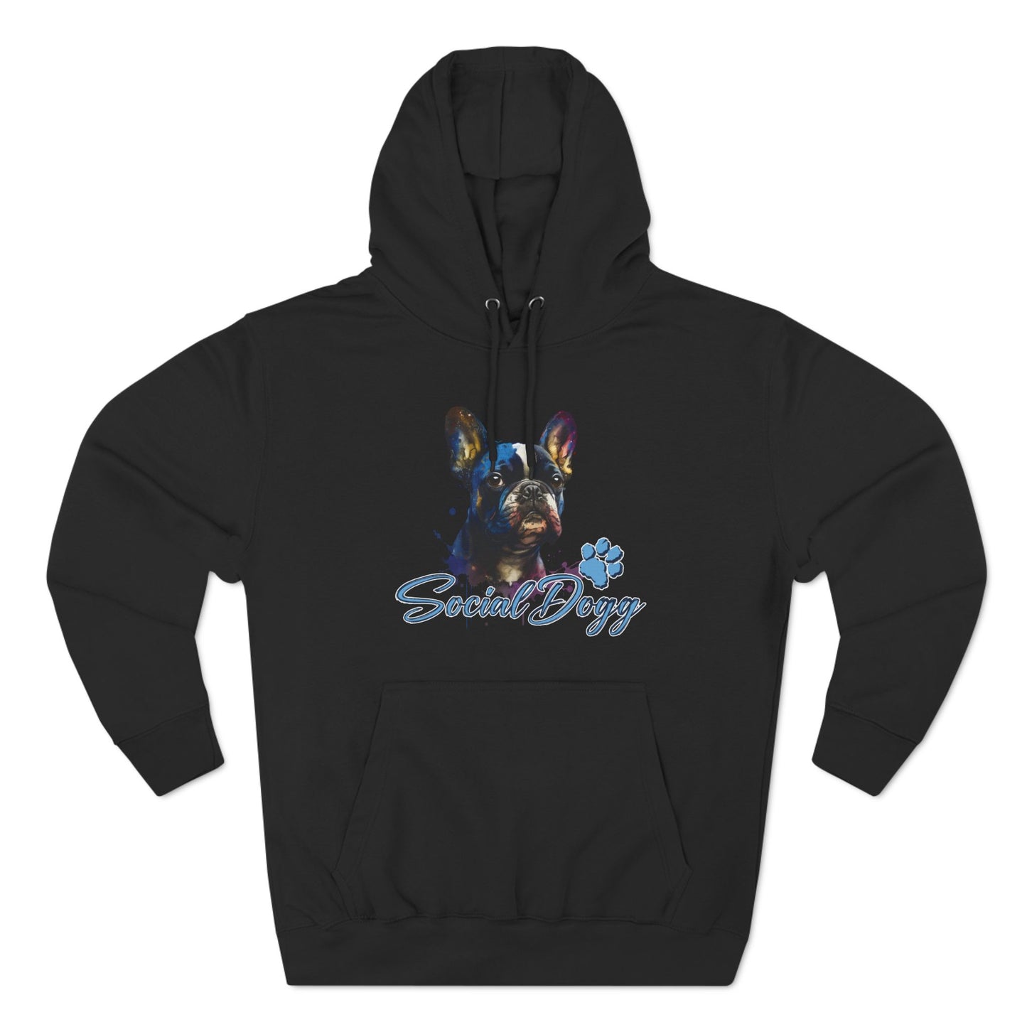 Bold French Bulldog Hoodie – Color Splash Frenchie Street Art Design