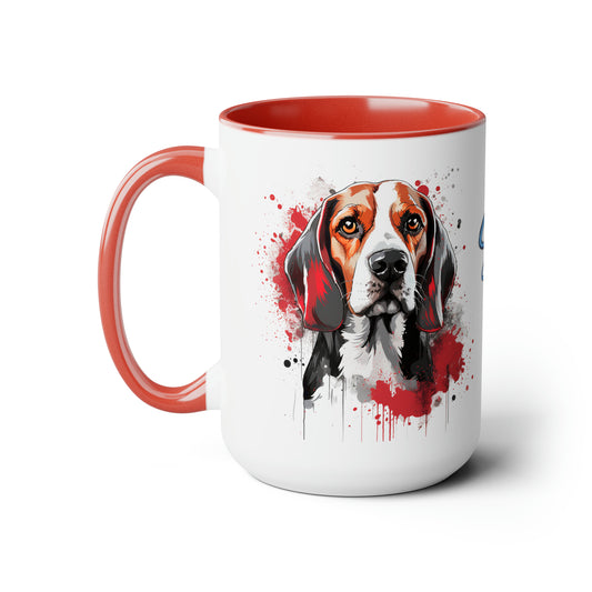 Beagle Buddy Morning Mug, 15oz