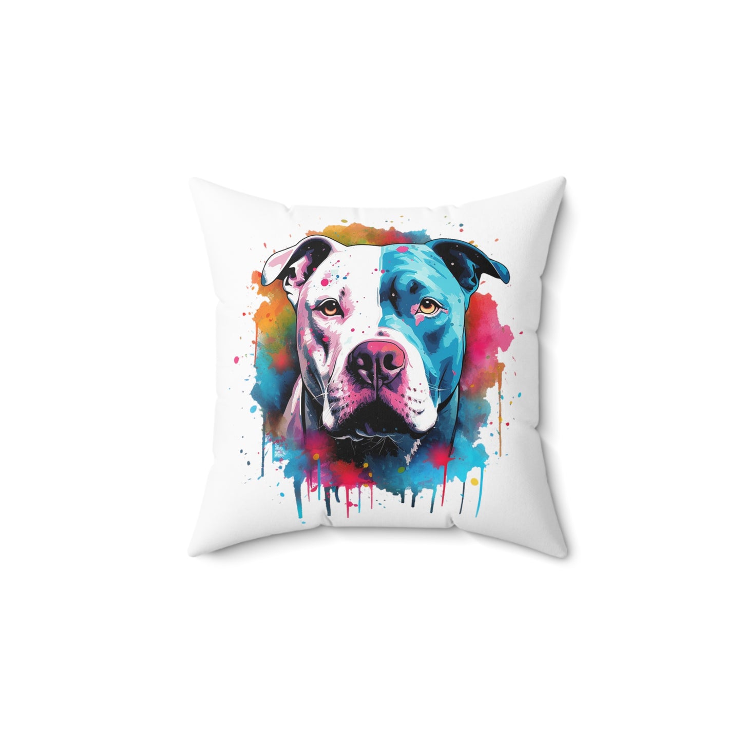 Pitbull Pals - Affectionate Pitbull Decorative Pillow