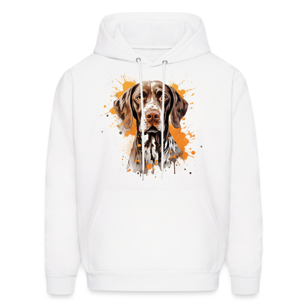 Pointer Perfection - Dedicated Hoodie for German Shorthaired Pointer Admirers - white