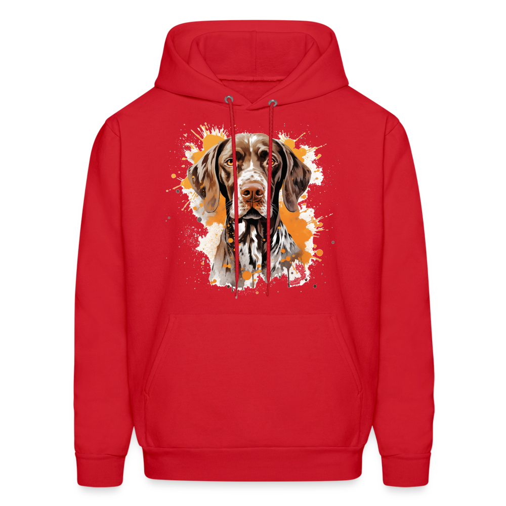 Pointer Perfection - Dedicated Hoodie for German Shorthaired Pointer Admirers - red