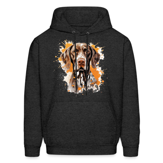 Pointer Perfection - Dedicated Hoodie for German Shorthaired Pointer Admirers - charcoal grey