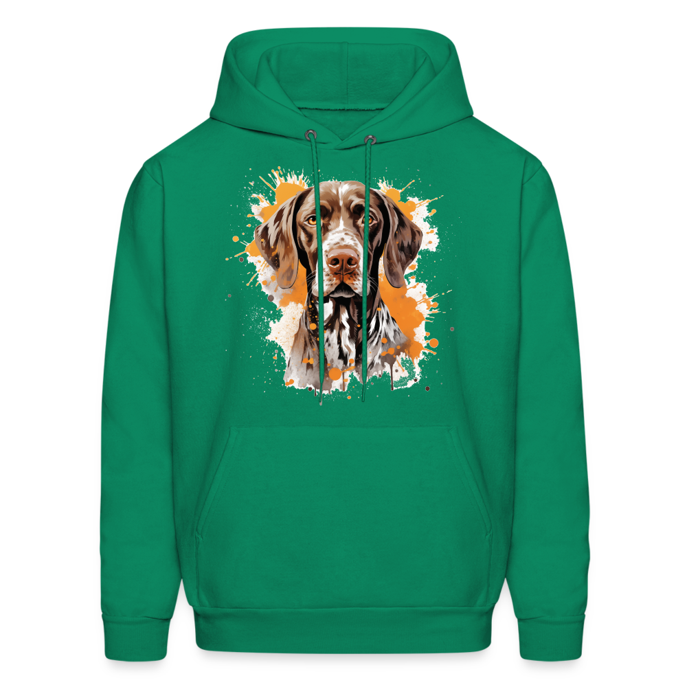 Pointer Perfection - Dedicated Hoodie for German Shorthaired Pointer Admirers - kelly green