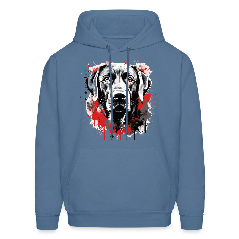 Labrador Loyalty - Ultimate Comfort Hoodie for Labrador Retriever Lovers - denim blue