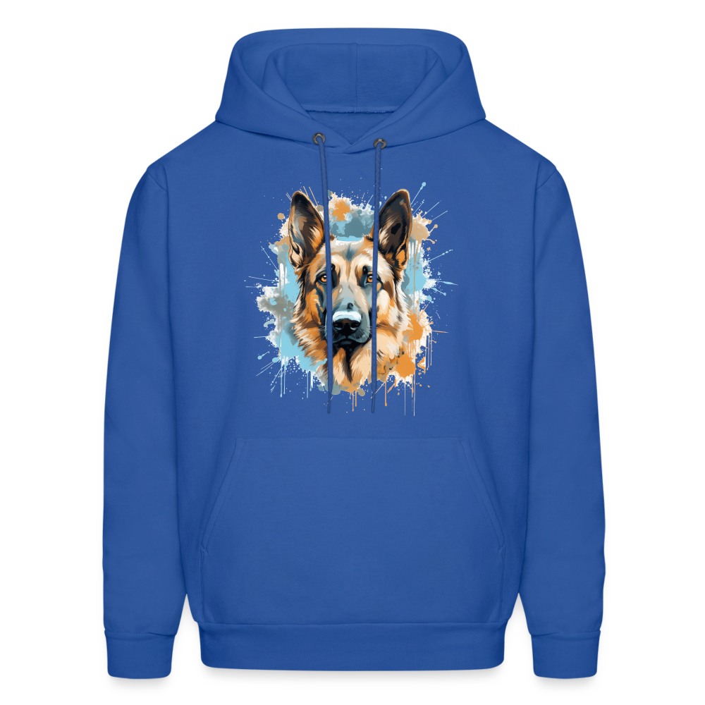 German Shepherd Guardian Hoodie - royal blue