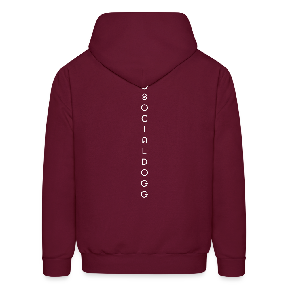 Beagle Bliss - Ultimate Cozy Hoodie for Beagle Enthusiasts - burgundy