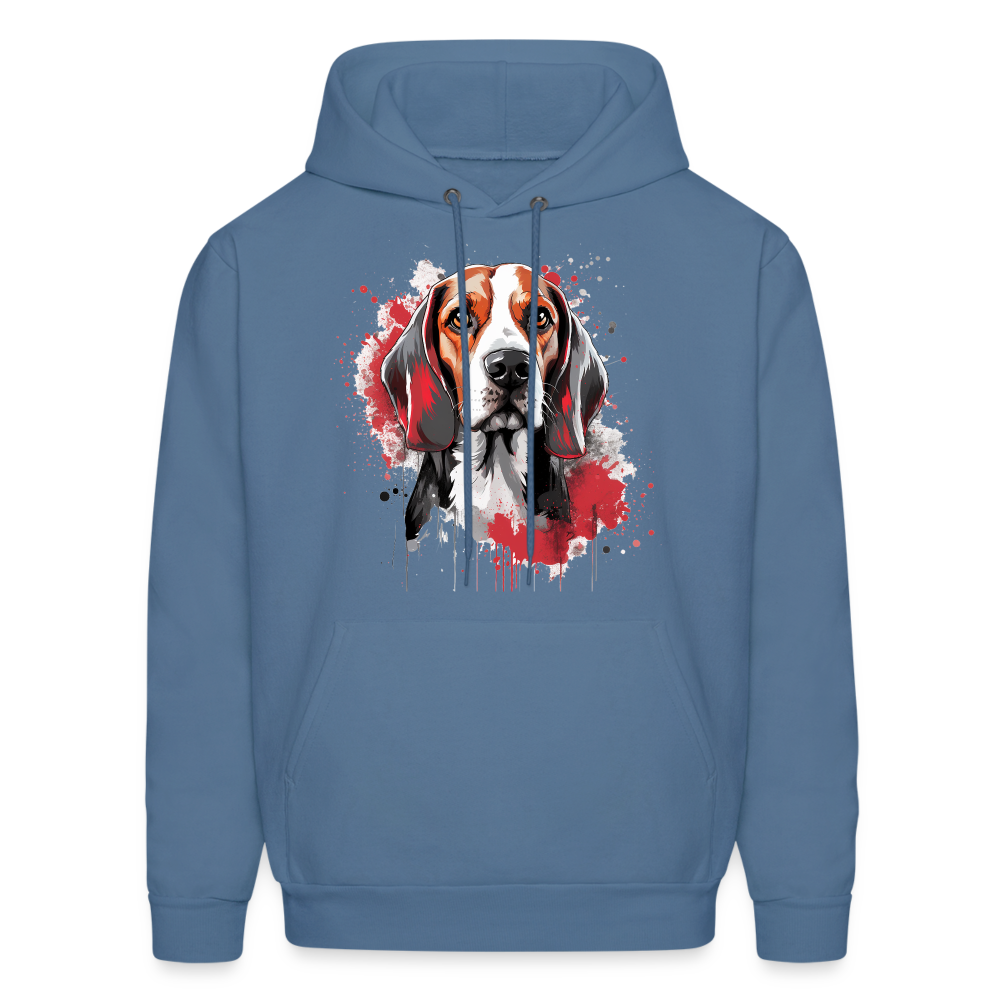 Beagle Bliss - Ultimate Cozy Hoodie for Beagle Enthusiasts - denim blue