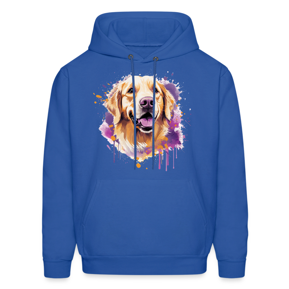 Golden Moments - Warm Hoodie for Golden Retriever Lovers - royal blue