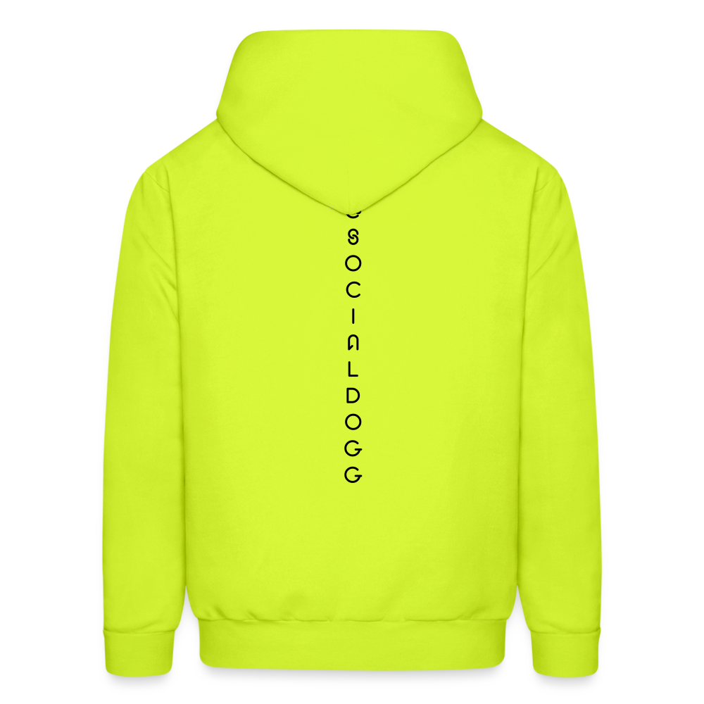 Golden Moments - Warm Hoodie for Golden Retriever Lovers - safety green