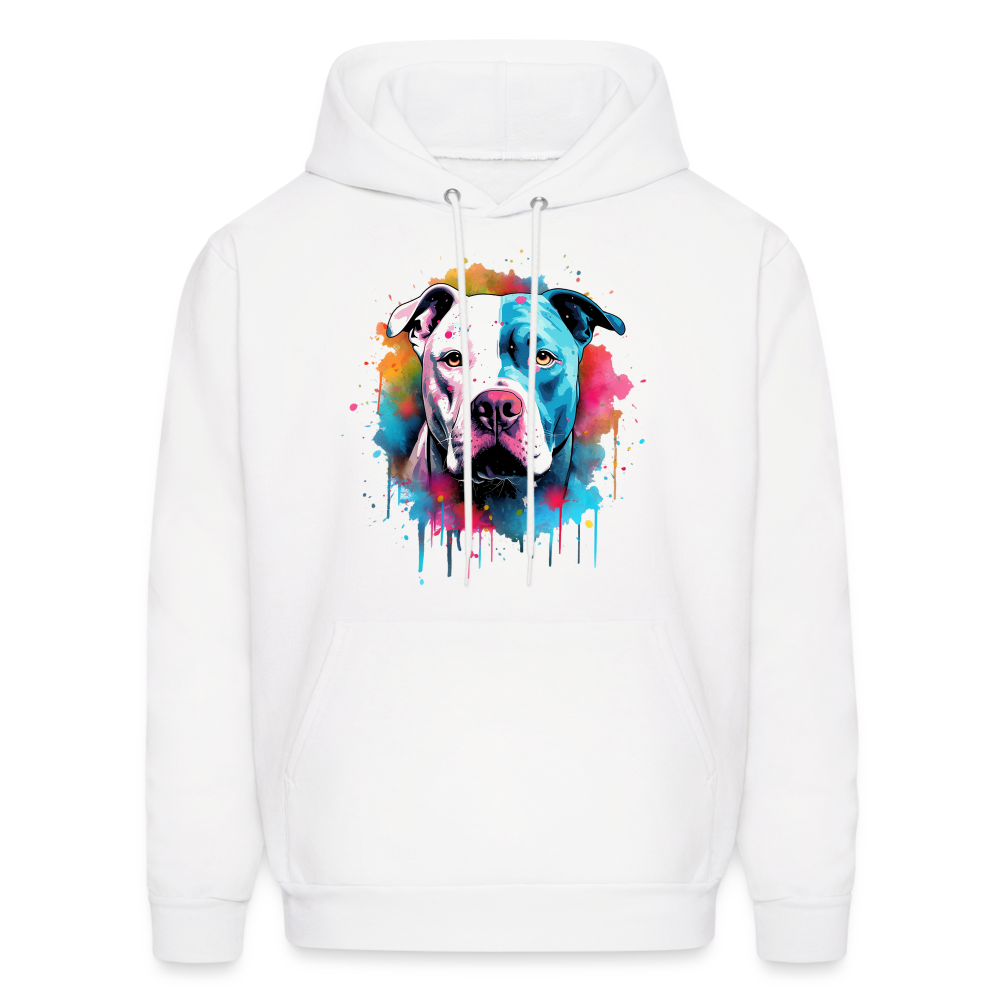 American Bully Pride - Bold & Comfortable Hoodie for Bully Breed Fans - white