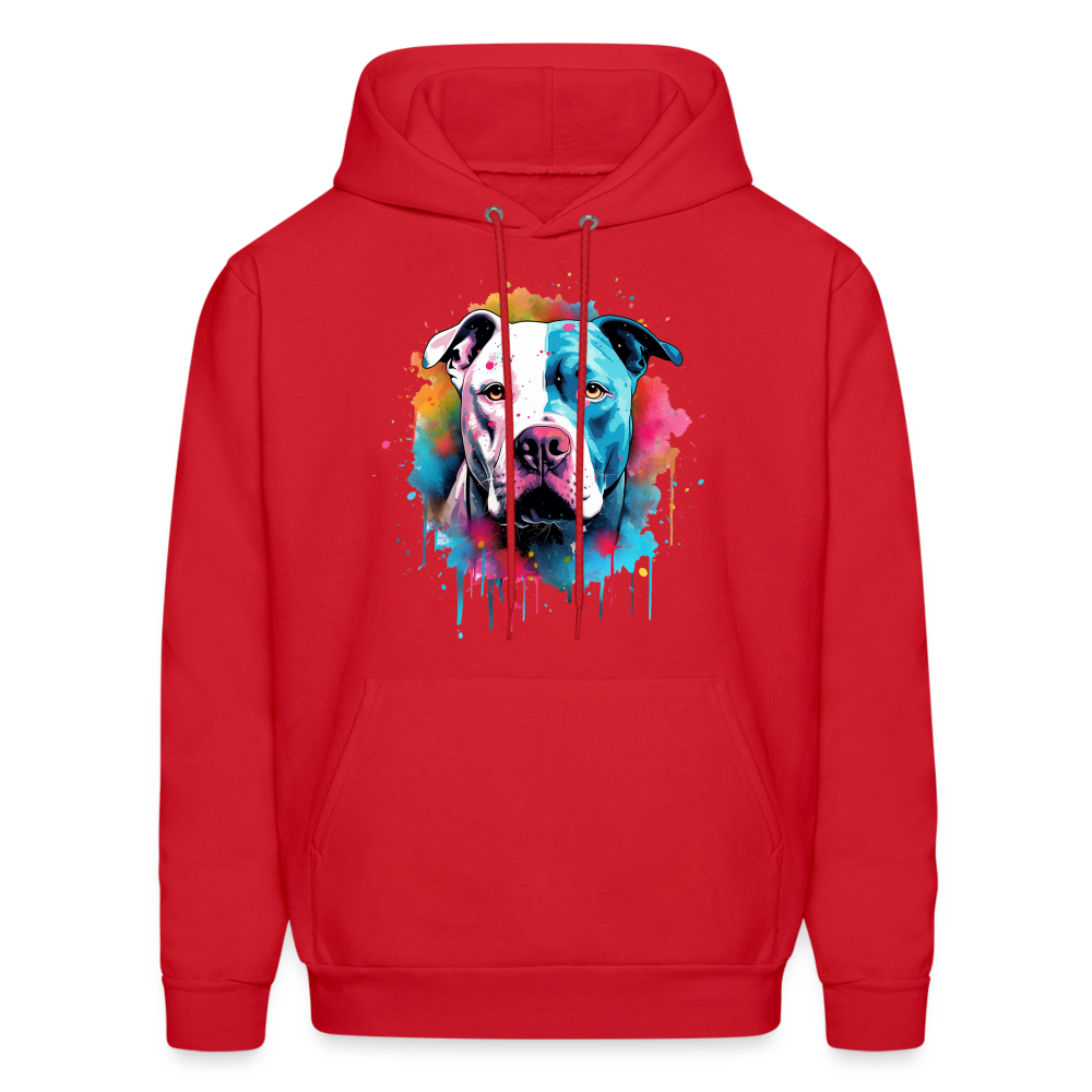 American Bully Pride - Bold & Comfortable Hoodie for Bully Breed Fans - red