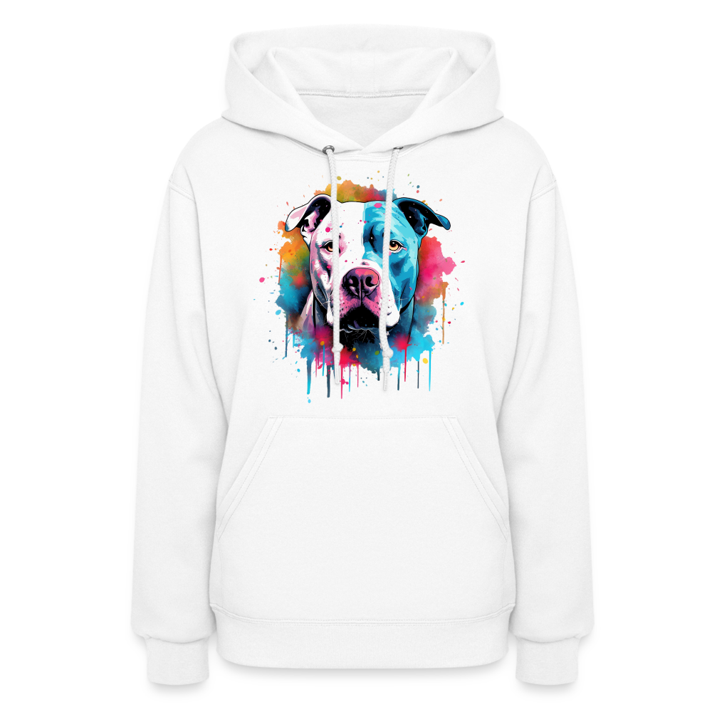 American Bully Pride - Bold & Comfortable Hoodie for Bully Breed Fans - white