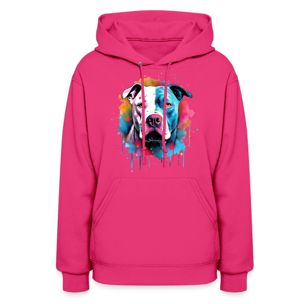 American Bully Pride - Bold & Comfortable Hoodie for Bully Breed Fans - fuchsia