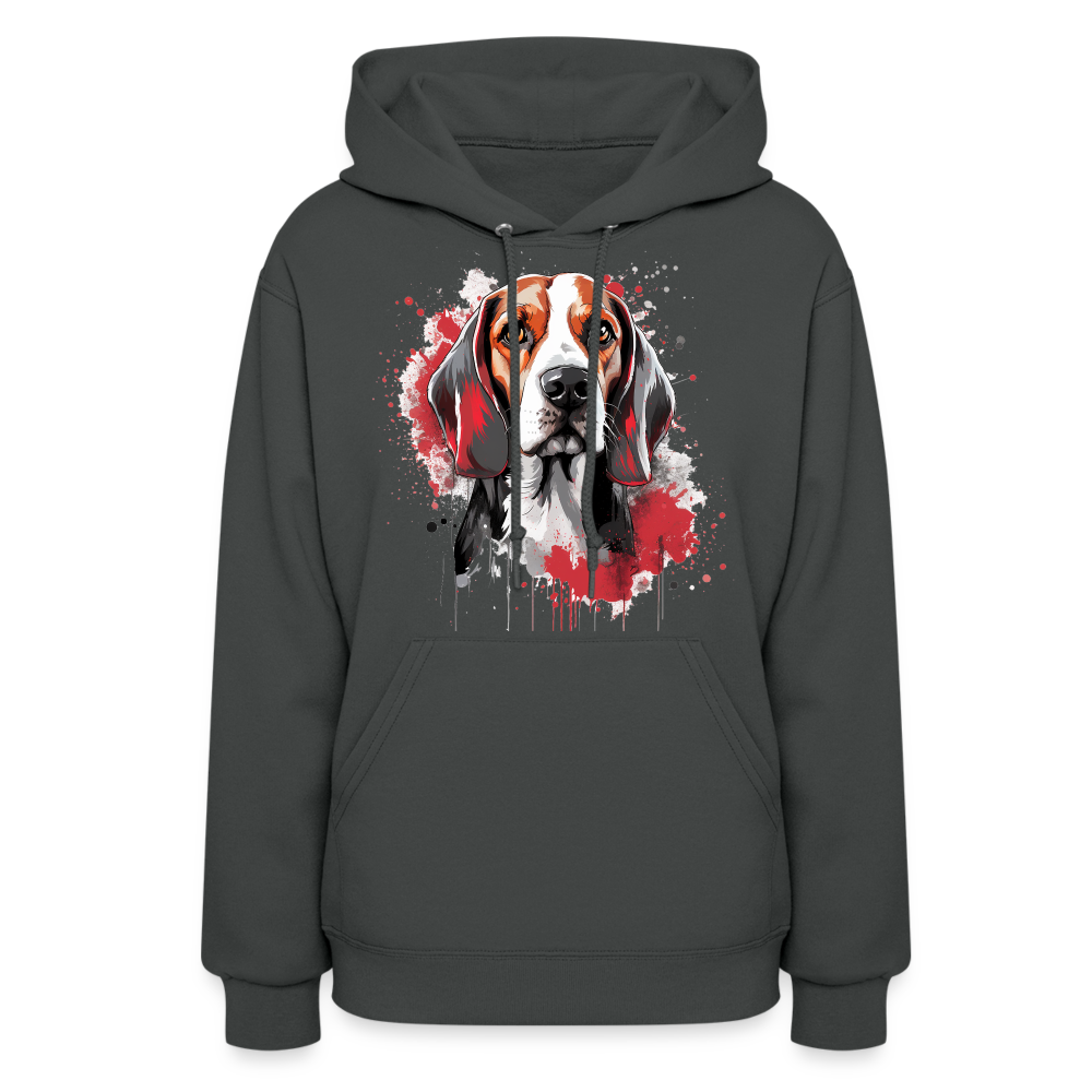 Beagle Bliss - Ultimate Cozy Hoodie for Beagle Enthusiasts - asphalt
