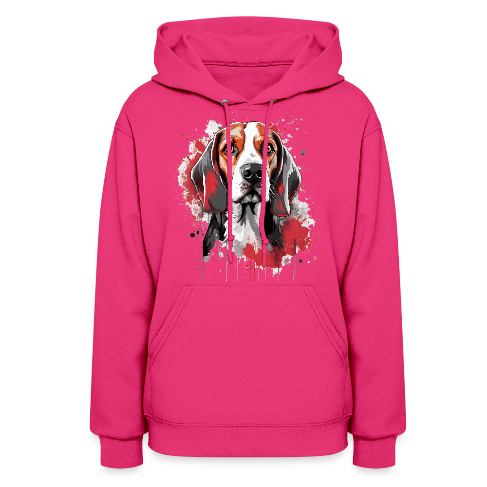 Beagle Bliss - Ultimate Cozy Hoodie for Beagle Enthusiasts - fuchsia
