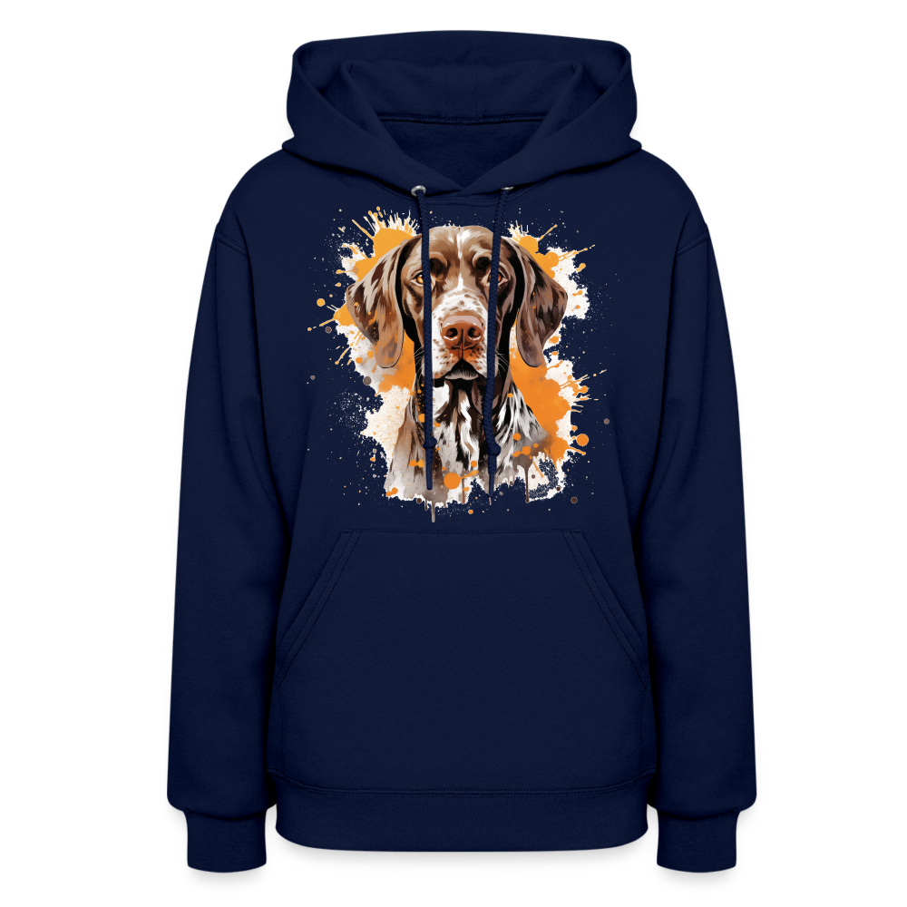 Pointer Perfection - Dedicated Hoodie for German Shorthaired Pointer Admirers - navy