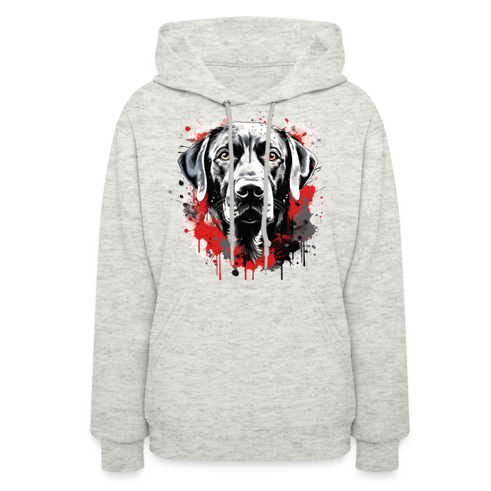 Labrador Loyalty - Ultimate Comfort Hoodie for Labrador Retriever Lovers - heather oatmeal