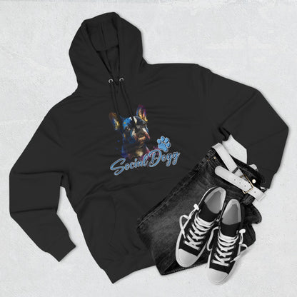 Bold French Bulldog Hoodie – Color Splash Frenchie Street Art Design