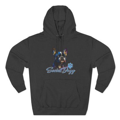 Bold French Bulldog Hoodie – Color Splash Frenchie Street Art Design