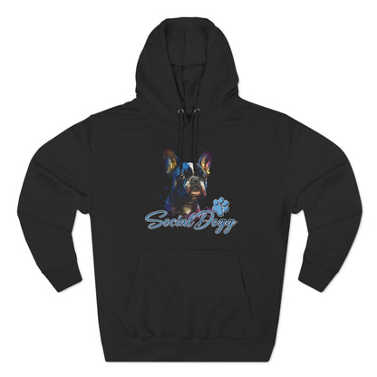 Bold French Bulldog Hoodie – Color Splash Frenchie Street Art Design
