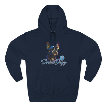 Bold French Bulldog Hoodie – Color Splash Frenchie Street Art Design