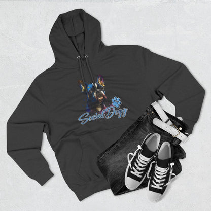 Bold French Bulldog Hoodie – Color Splash Frenchie Street Art Design