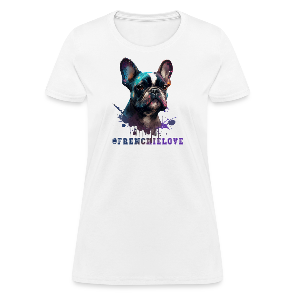 #FrenchieLove Tee - white