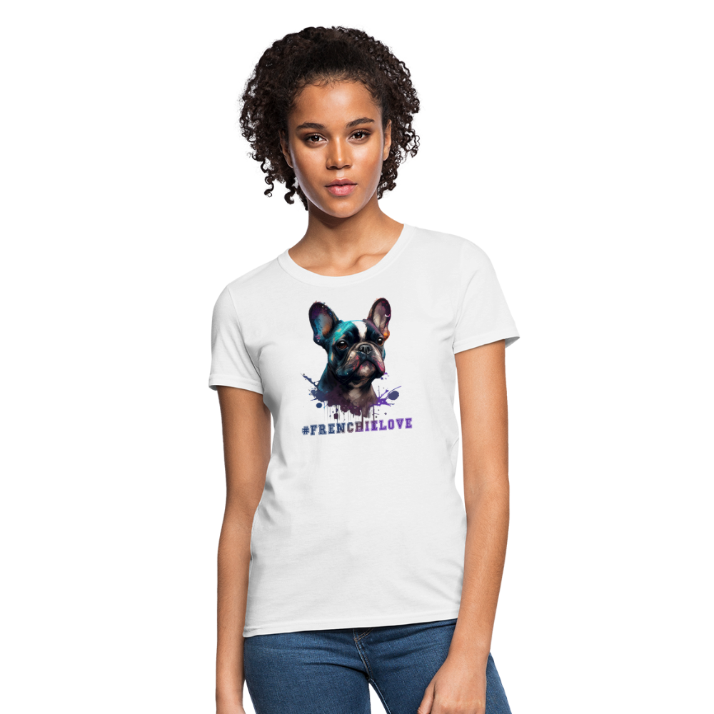 #FrenchieLove Tee - white