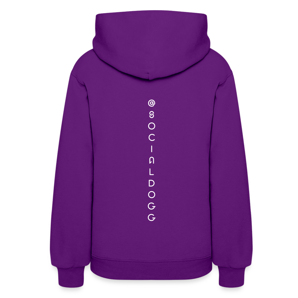 Golden Moments - Warm Hoodie for Golden Retriever Lovers - purple