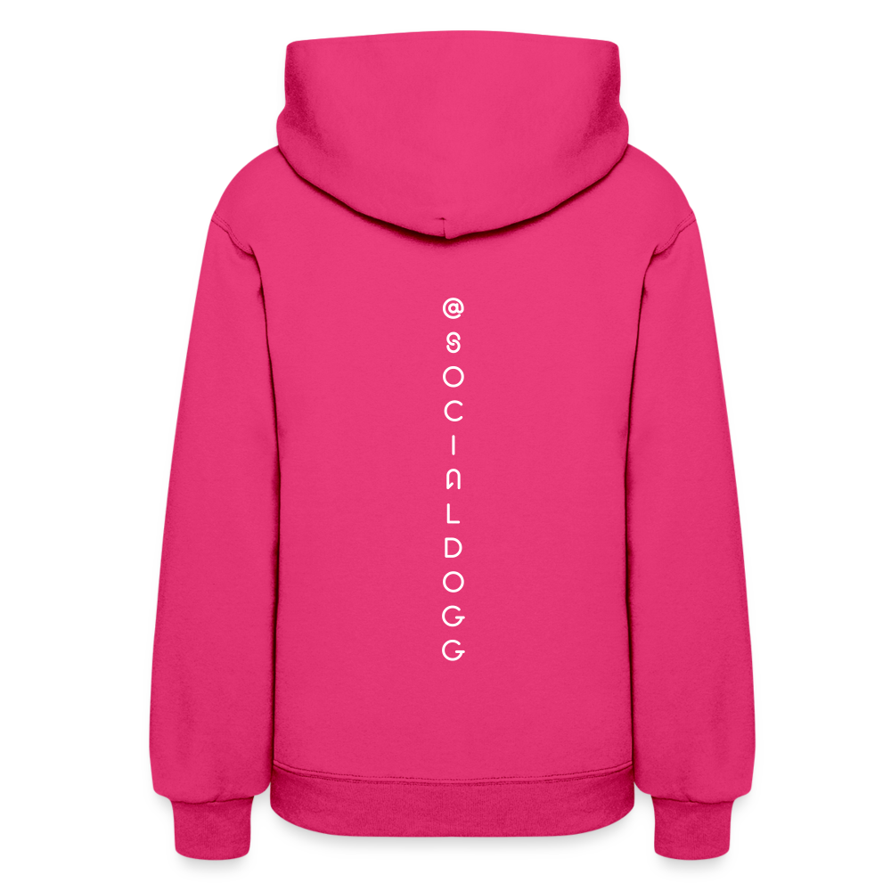 Golden Moments - Warm Hoodie for Golden Retriever Lovers - fuchsia