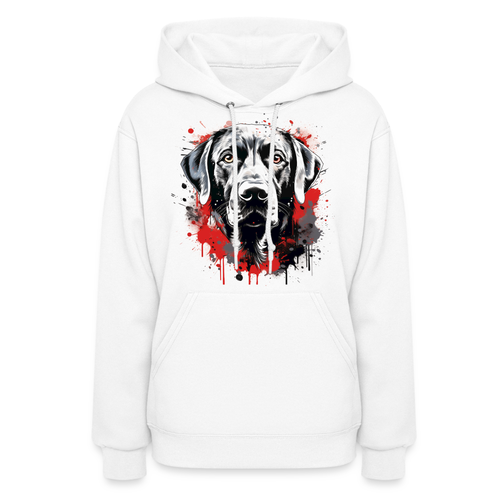 Labrador Loyalty - Ultimate Comfort Hoodie for Labrador Retriever Lovers - white