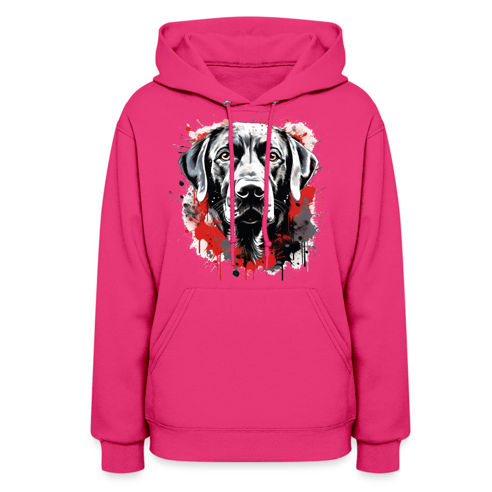 Labrador Loyalty - Ultimate Comfort Hoodie for Labrador Retriever Lovers - fuchsia